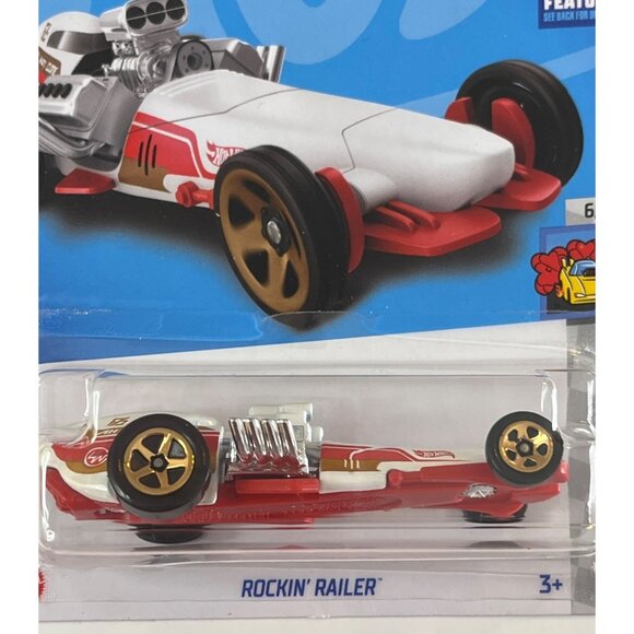 Hot Wheels 2023 Rockin Railer Drag Strip 177/250 6/10 Diecast New - Picture 3 of 5